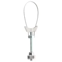 Facom 65 - 105 mm Jaw Capacity Adjustable Metal Handle Strap Wrench, 260mm Overall U.46