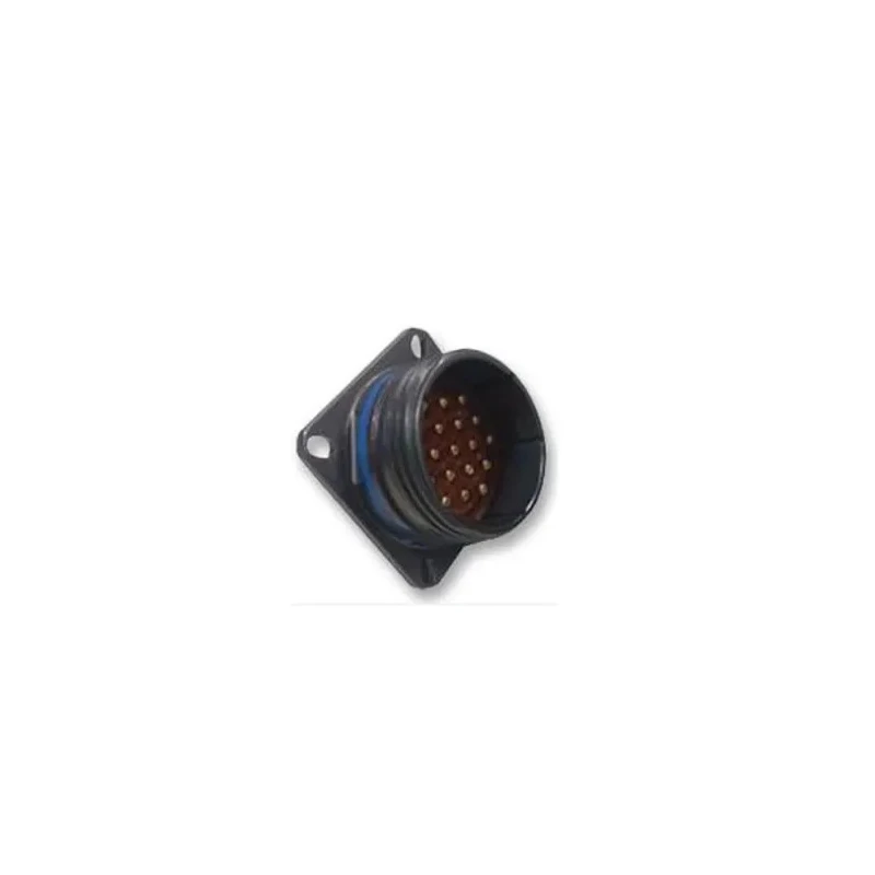 Amphenol Limited D38999 III Copper Alloy Straight 10 Way Panel Circular Connector Female Silver Gold-Plated D38999/20ZC98PN