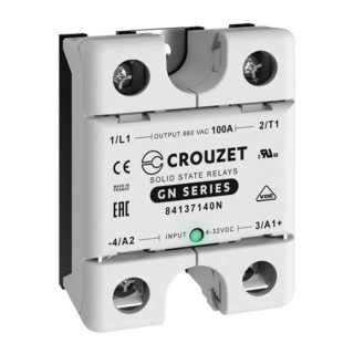 Crouzet GN Series Solid State Relay Panel Mount 100A Load 660V AC Load 32V Control 84137140N