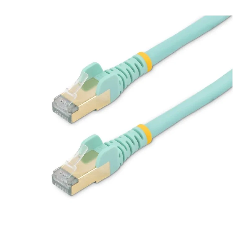 StarTech.com Cat6a Ethernet Cable 7 m Shielded Screened Light Blue PVC Jacket 26AWG Copper 4 Cores 