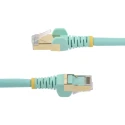 StarTech.com Cat6a Ethernet Cable 7 m Shielded Screened Light Blue PVC Jacket 26AWG Copper 4 Cores 
