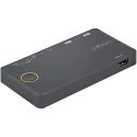 StarTech.com 2 Port 1 Display USB HDMI, DisplayPort KVM Switch HDMI 3840 x 2160 pixel Maximum Resolution SV221HUC4K
