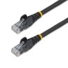 StarTech.com Cat6 Ethernet Cable 4 Core, Black, 3 m, Unshielded Unscreened, Snagless, Low Smoke Zero Halogen Cat6