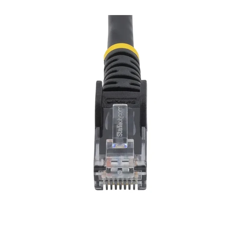 StarTech.com Cat6 Ethernet Cable 4 Core, Black, 3 m, Unshielded Unscreened, Snagless, Low Smoke Zero Halogen Cat6