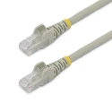 StarTech.com Cat6 Ethernet Cable 4 Core, Grey, 2 m, Unshielded Unscreened, Snagless, Low Smoke Zero Halogen Cat6