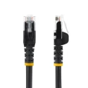 StarTech.com Cat6 Ethernet Cable 4 Core Black Low Smoke Zero Halogen Snagless 1 m 
