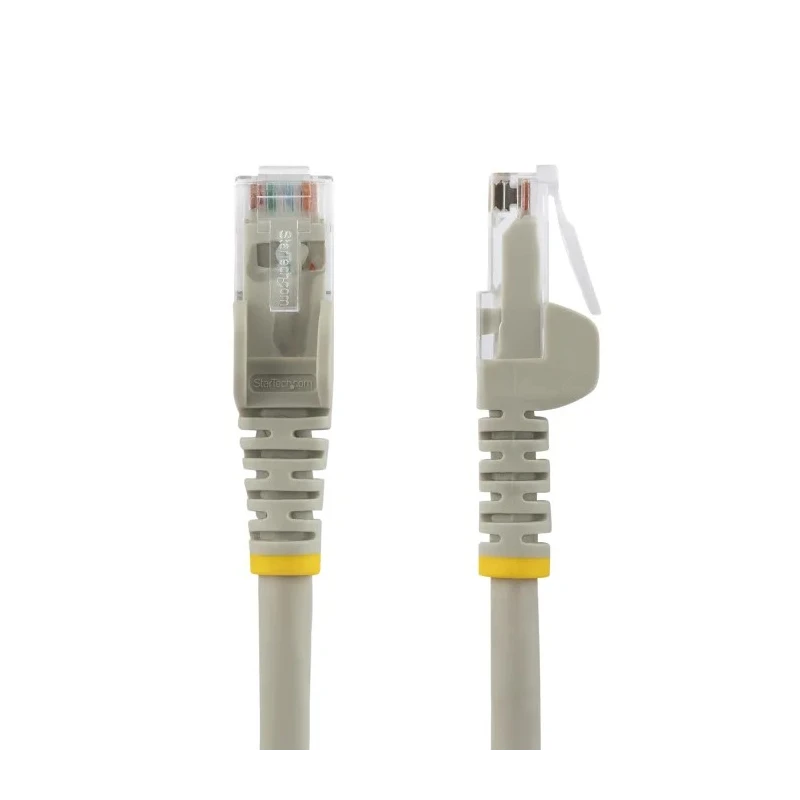 StarTech.com Cat6 Ethernet Cable 4 Core, Grey, 2 m, Unshielded Unscreened, Snagless, Low Smoke Zero Halogen Cat6