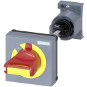 Siemens Yellow Red Emergency Off Door Coupling Rotary Handle 212.5 mm SIRIUS Series 3RV2926-1C