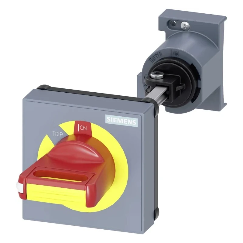 Siemens Yellow Red Emergency Off Door Coupling Rotary Handle 212.5 mm SIRIUS Series 3RV2926-1C