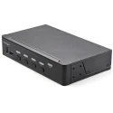 StarTech.com 4 Port USB HDMI KVM Switch 1 Display 3.5 mm Stereo Audio 3840 x 2160 Pixel Maximum Resolution SV431HU34K6