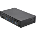 StarTech.com 4 Port USB HDMI KVM Switch 1 Display 3.5 mm Stereo Audio 3840 x 2160 Pixel Maximum Resolution SV431HU34K6