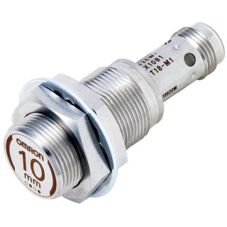 Omron Threaded Barrel Inductive Proximity Sensor M18 PNP 30V DC 10mm Detection 200mA E2EW-X10B218-M1