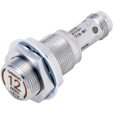 Omron Threaded Barrel Inductive Proximity Sensor M18 12 mm Detection PNP Output 30 V dc 200mA E2EW-X12B1T18-M1