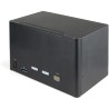 StarTech.com 23 Port 4 Displays USB DisplayPort KVM Switch 3.5 mm Stereo Audio Support 3840 x 2160 @ 60 Hz SV231QDPU34K