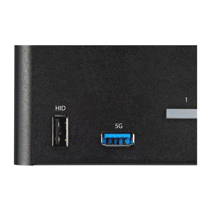 StarTech.com 23 Port 4 Displays USB DisplayPort KVM Switch 3.5 mm Stereo Audio Support 3840 x 2160 @ 60 Hz SV231QDPU34K