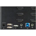 StarTech.com 23 Port 4 Displays USB DisplayPort KVM Switch 3.5 mm Stereo Audio Support 3840 x 2160 @ 60 Hz SV231QDPU34K