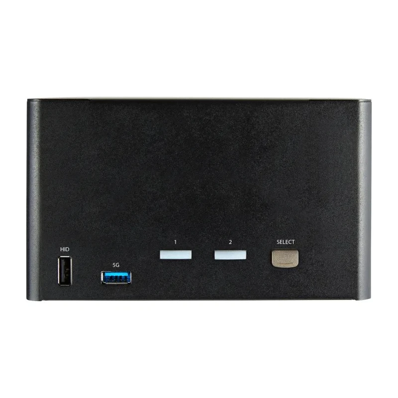 StarTech.com 23 Port 4 Displays USB DisplayPort KVM Switch 3.5 mm Stereo Audio Support 3840 x 2160 @ 60 Hz SV231QDPU34K