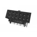 Amphenol Communications Solutions Minitek Pwr Series Right Angle Through Hole PCB Header, 16 Contacts, 3 10160920-1240100LF