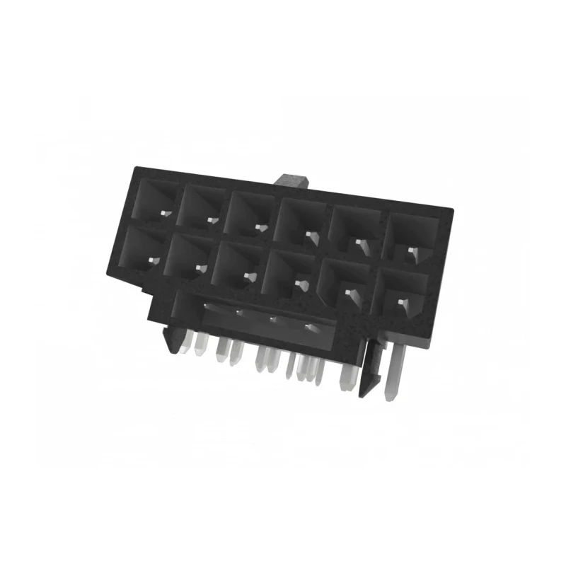 Amphenol Communications Solutions Minitek Pwr Series Right Angle Through Hole PCB Header, 16 Contacts, 3 10160920-1240100LF