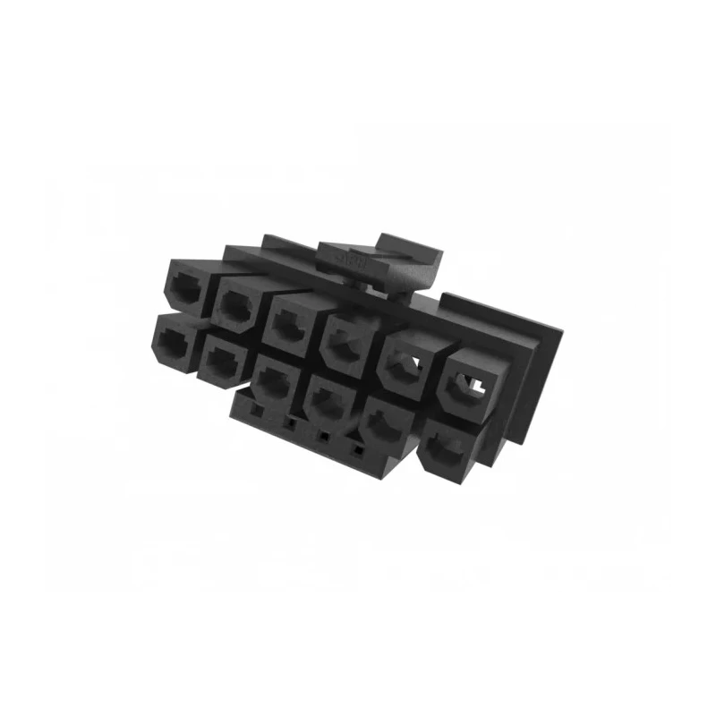 Amphenol Communications Solutions Minitek Pwr CEM-5 PCIe Connector System Female Crimp Connector Housing 3 10161719-124GLF