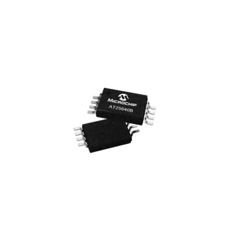 Microchip 64 kB EEPROM 8-Pin SOP Serial-SPI Memory, 80 ns Access, 1.8-5.5 V, 20 MHz AT25640B-XHL-B
