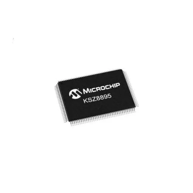 Microchip Ethernet Switch IC 128-Pin PQFP, 100 Mbps RGMII, RMII, MII, 1.14V - 1.32V KSZ8895RQXI