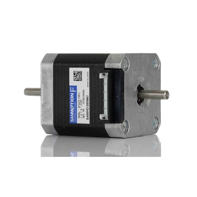 Sanyo Denki SF2 Series Bipolar Stepper Motor 24V, 0.56 Nm Holding Torque, 1.8° Step Angle SF2423-10B11