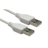 RS PRO IC Socket USB Cable Male USB Type A to Male USB Type A USB 2.0 Black 1.8 m 236-9066