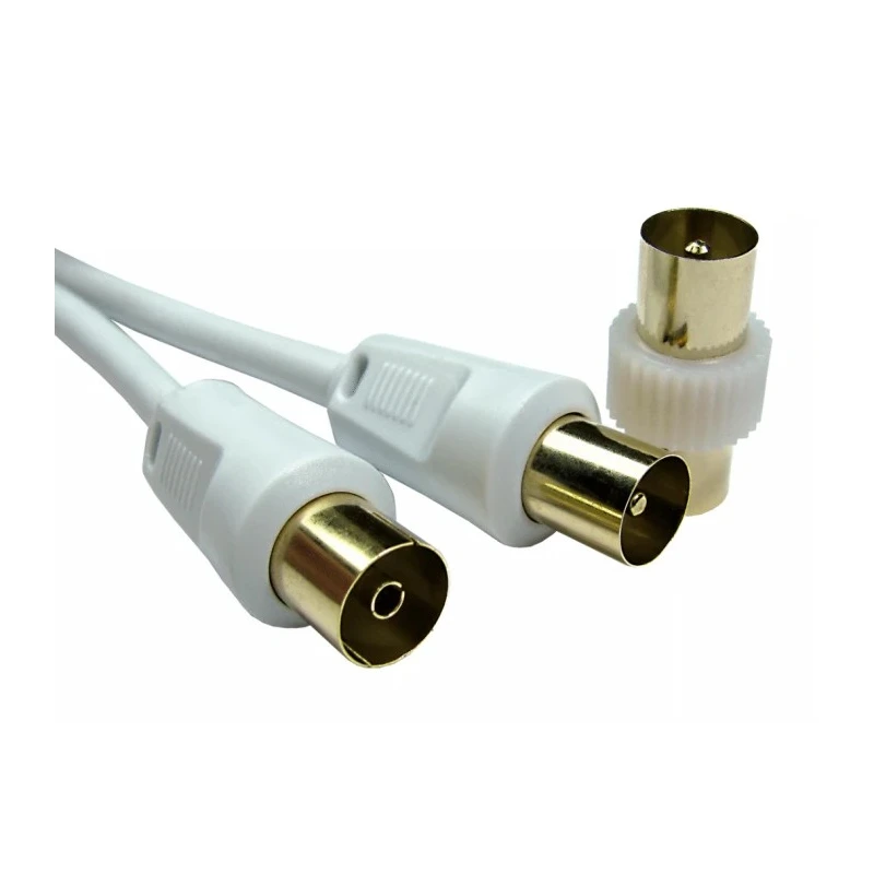 RS PRO 16 m 3C2V Coaxial Cable, White, Terminated, 30V, 16AWG, Polyurethane Jacket 236-9061