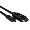 RS PRO 5 m 4K HDMI Cable Male Micro HDMI to Male HDMI Black 236-9117