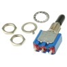 APEM Toggle Switch Panel Mount On-Off-On SPDT Solder Terminal 4A 6.35 mm Cutout 55639AVDE