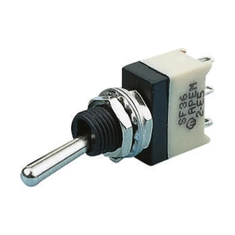 APEM Toggle Switch Panel Mount On-Off-On SPST Solder Terminal 30 V dc 250 V ac SF39S010000