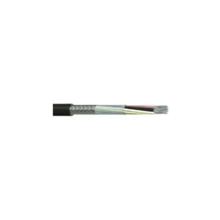 RS PRO DEF STAN Multi-Core Industrial Cable 12 Cores 0.5mm² Screened 50m Black Polyvinyl Chloride Sheath 236-9223