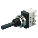 APEM Toggle Switch Panel Mount On-On SPST Solder Terminal 30 V dc 30 V ac SF36S011100