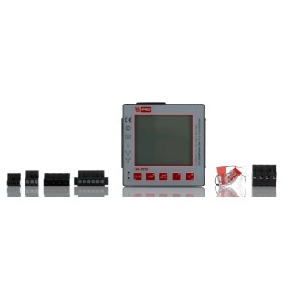RS PRO 3 Phase LCD Backlight Energy Meter 96x96mm Panel Mount MID Certified 236-9299