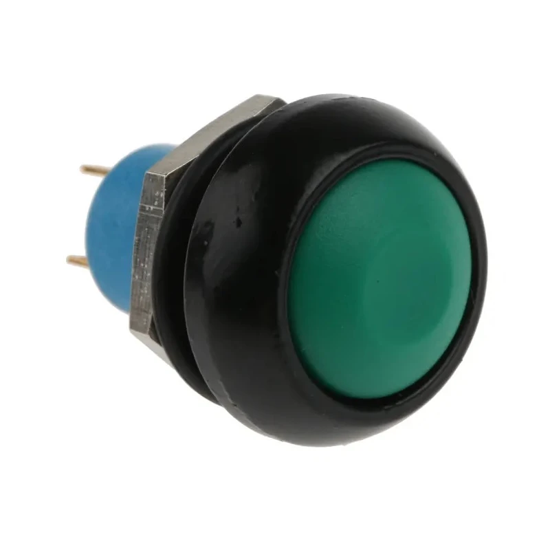 APEM IP Series Push Button Switch, Momentary Panel Mount, Green Actuator, 13.6 mm Cutout, SPST, IP67, 50 V dc 250 IPR3SAD-3