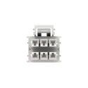 TE Connectivity Heavy Duty Power Connector Accessory Power Versa-Lock 5.0 Series Thread Size 0 6 Way 600V AC 15A 1-2336229-6