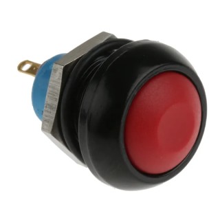 APEM IP Series Momentary Push Button Switch, Panel Mount, 13.6 mm Cutout, SPST, IP67, 50 V DC 250 V AC IPR3SAD-6