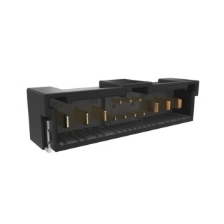 Amphenol Communications Solutions ComboLock Series Right Angle Surface PCB Header 7 Contacts 1 mm Pitch 2 10162688-207206CLF