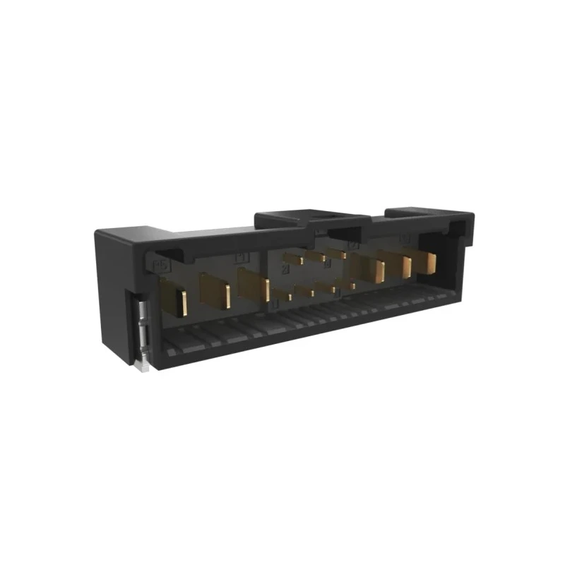 Amphenol Communications Solutions ComboLock Series Right Angle Surface PCB Header 7 Contacts 1 mm Pitch 2 10162688-207206CLF