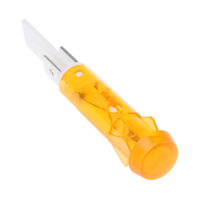 Arcolectric (Bulgin) Ltd Orange Panel Mount Indicator, 110V AC, IP67 Rated, Solder Tab Termination, 9.5 mm Mount C0276AANAE