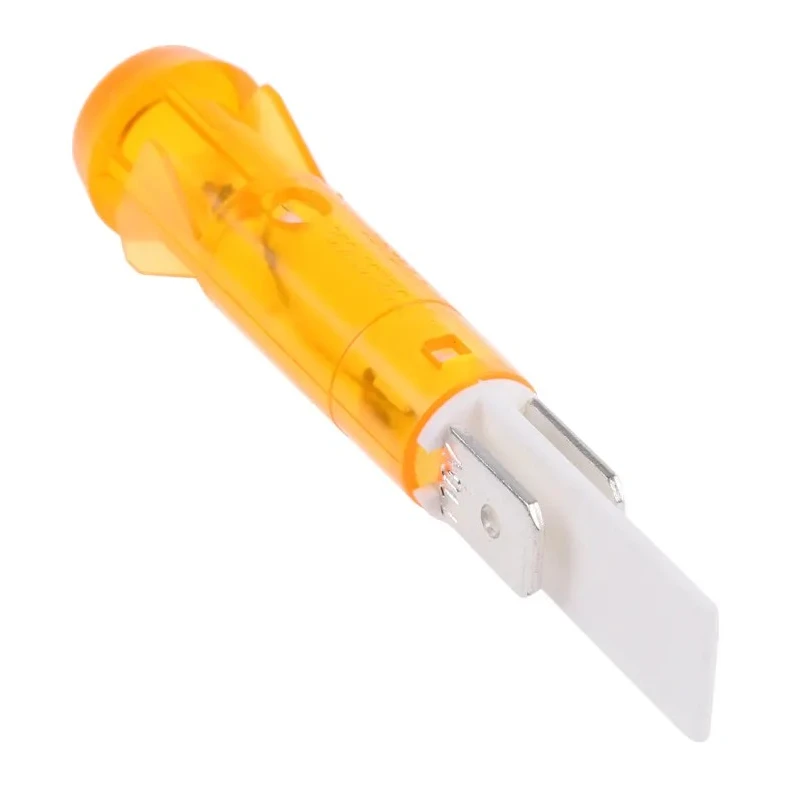 Arcolectric (Bulgin) Ltd Orange Panel Mount Indicator, 110V AC, IP67 Rated, Solder Tab Termination, 9.5 mm Mount C0276AANAE