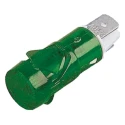 Arcolectric (Bulgin) Ltd 2870 Series Green Panel Mount Indicator, 230V AC, Solder Tab Termination, Prominent Bezel C287000NAE