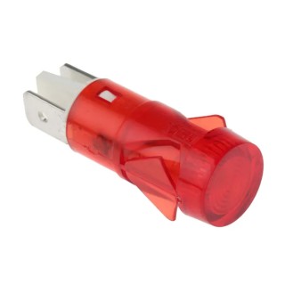 Arcolectric (Bulgin) Ltd 2870 Series Red Panel Mount Indicator 230V AC Solder Tab Termination C287000NAD