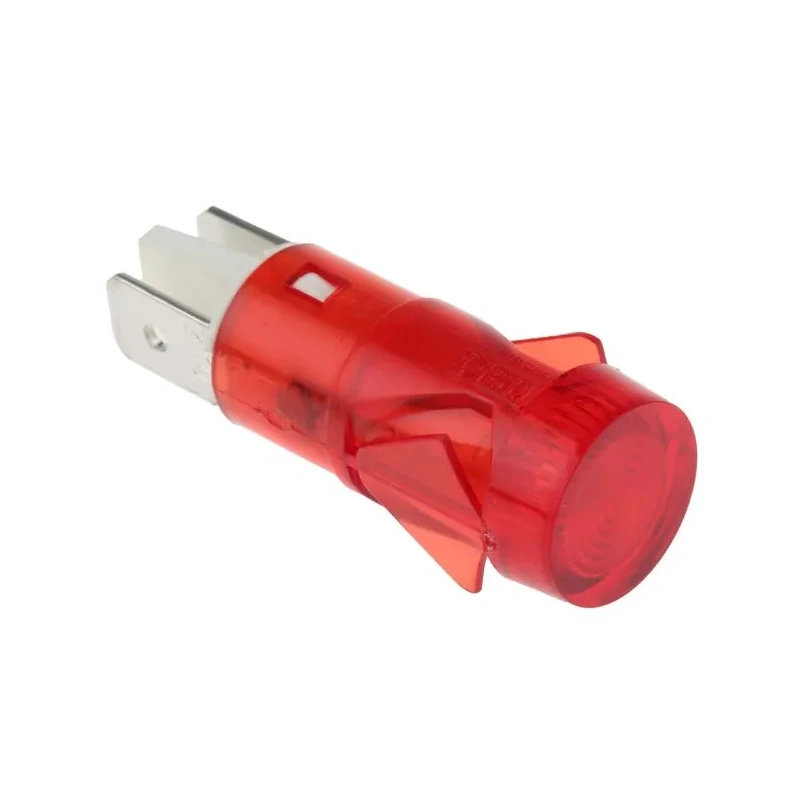 Arcolectric (Bulgin) Ltd 2870 Series Red Panel Mount Indicator 230V AC Solder Tab Termination C287000NAD