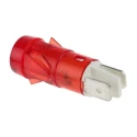 Arcolectric (Bulgin) Ltd 2870 Series Red Panel Mount Indicator 230V AC Solder Tab Termination C287000NAD