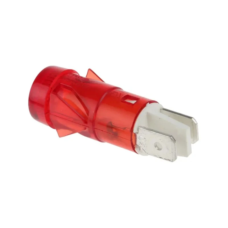 Arcolectric (Bulgin) Ltd 2870 Series Red Panel Mount Indicator 230V AC Solder Tab Termination C287000NAD