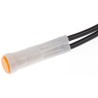 Arcolectric (Bulgin) Ltd 2950 Series Orange Panel Mount Indicator 230V AC Lead Wire Termination Prominent Bezel L295000NAC