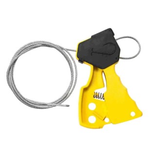 Brady Yellow 1-Lock Lockout Cable Lockout Device Glass Filled Nylon 7.87 mm ASSY, CABLE L/O, YELLOW 6'