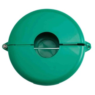 Brady Green Polypropylene Gate Valve Lockout 9.53 mm Shackle Diameter for 1 Lock GATE VALVE LOCKOUTS GVLO 6.5-10 GREEN